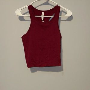 Lululemon Ebb to Street Cropped Racerback Tank Top